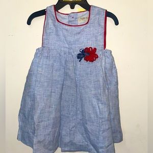 New beautiful toddler dress summer dress , great fabric timeless dress